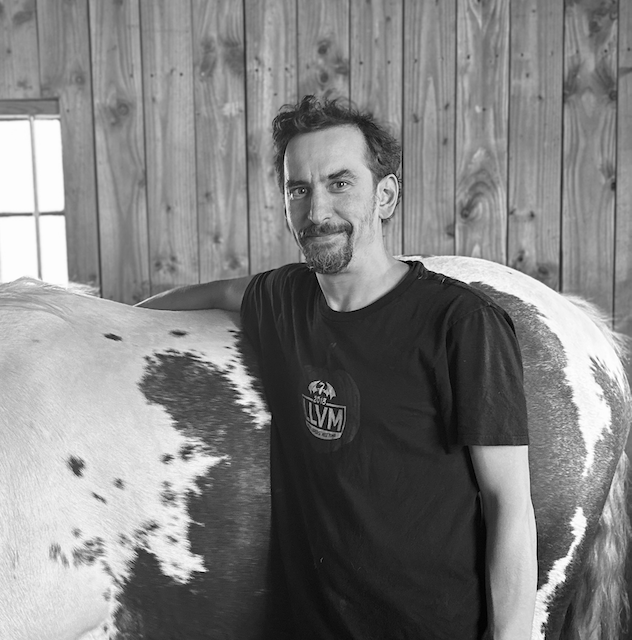 Slava with his horse Neo